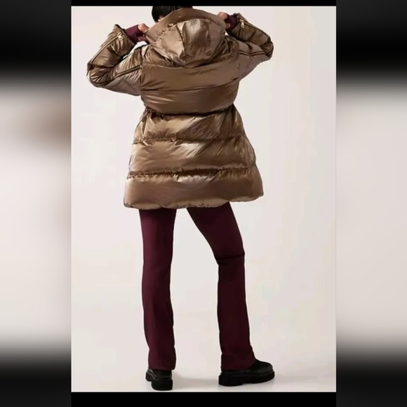 Athleta Alicia Keys Golden Aura Down Puffer Jacket - Picture 3 of 8
